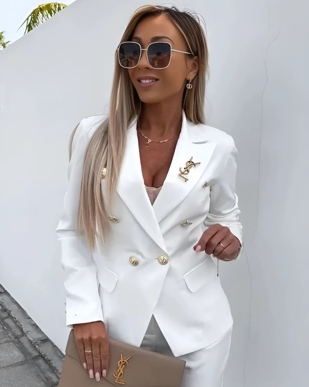 Women’s Tailored Double-Breasted Suit Sophisticated Style