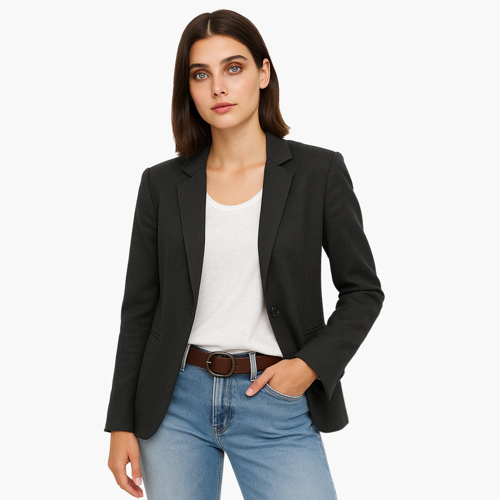 Elegant Tailored Long Sleeve Women's Blazer