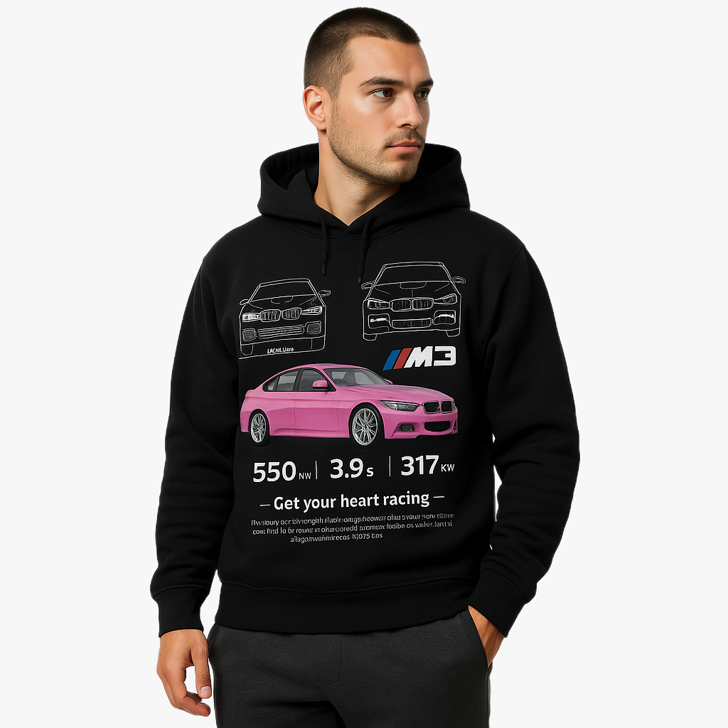 Casual Oversized Graphic Hoodie for Men