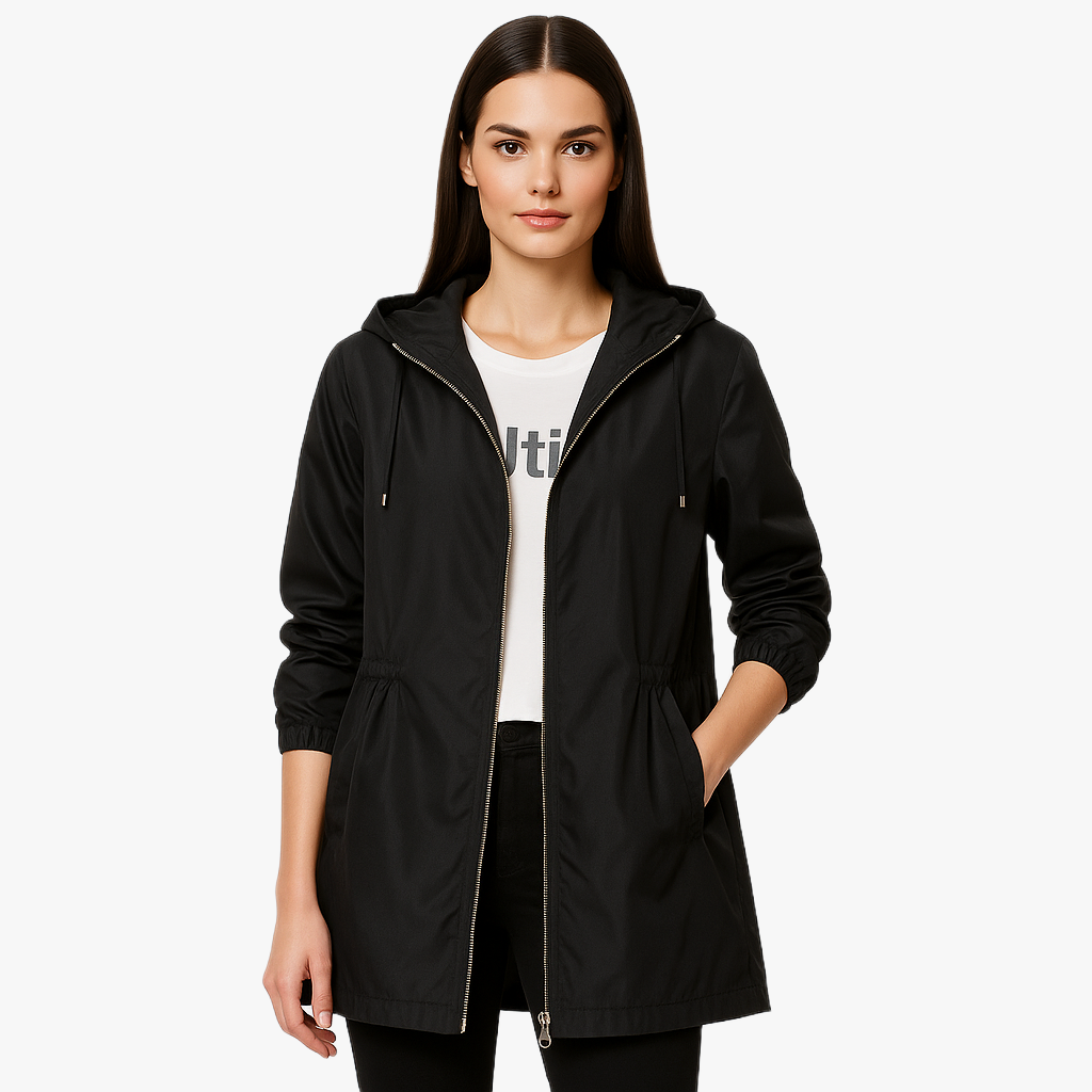 Stylish Waterproof Hooded Rain Jacket