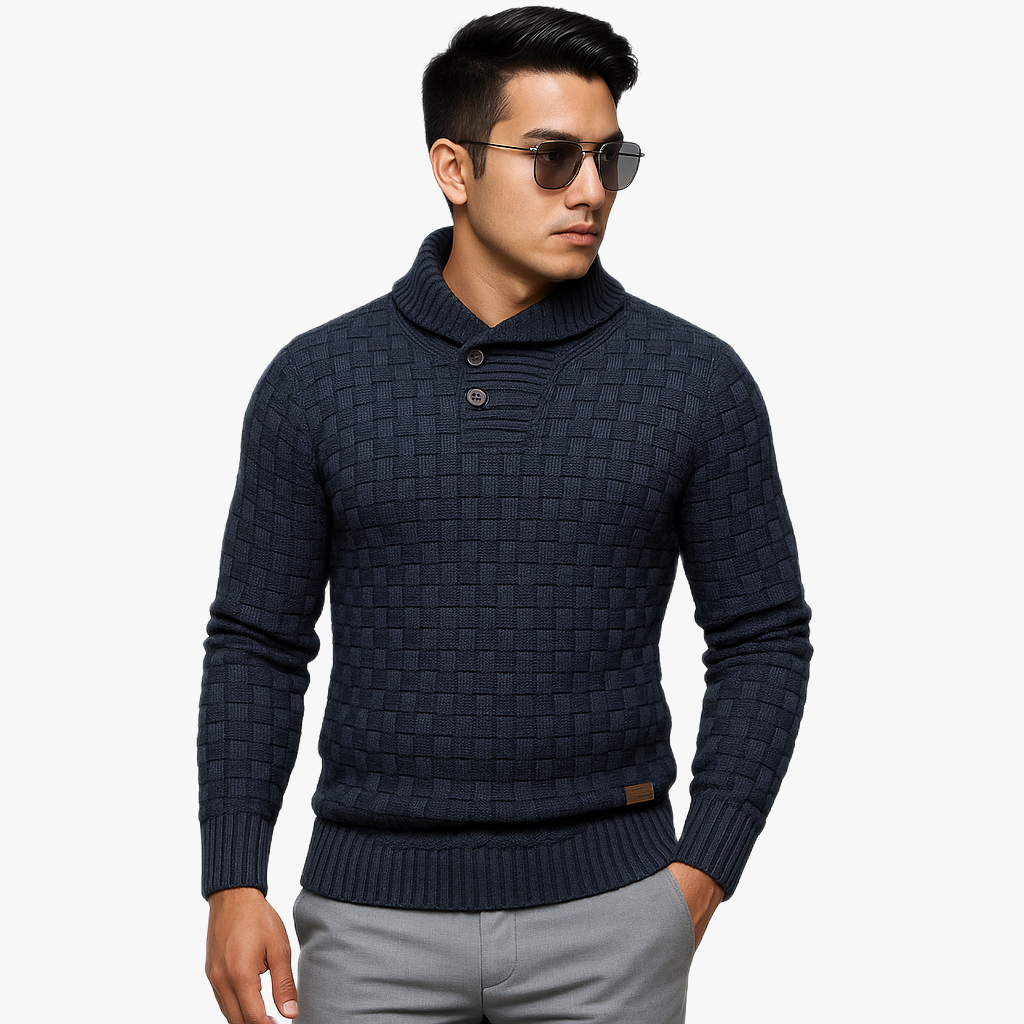 Warm Men's Knitted Sweater for All Occasions