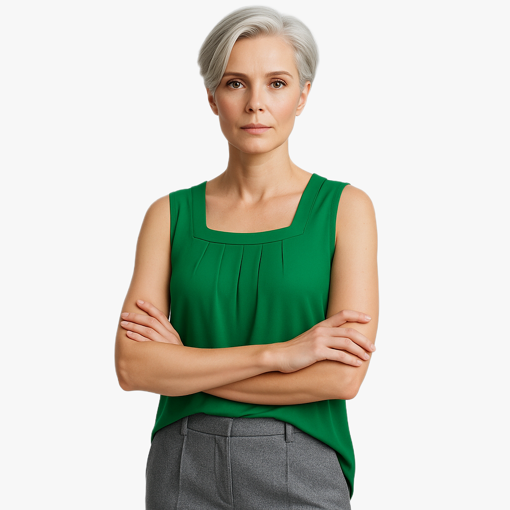 Chic Square Neck Women's Top for Everyday Wear