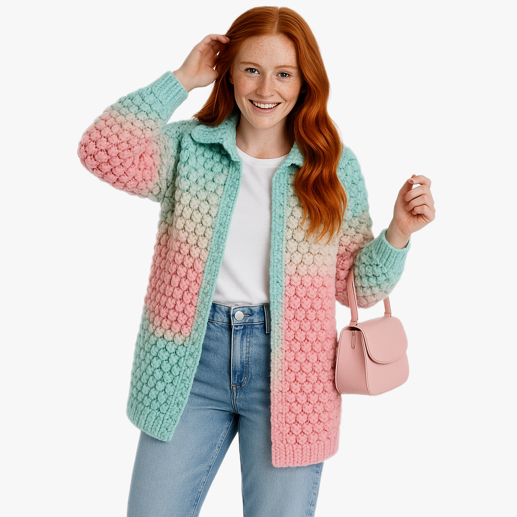 Elegant Long Buttoned Winter Coat for Women