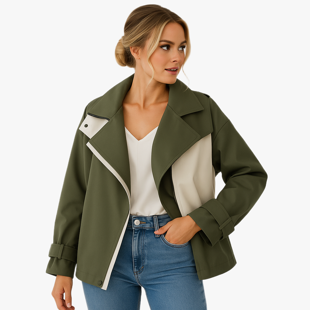 Stylish Women's Waterproof Rain Jacket