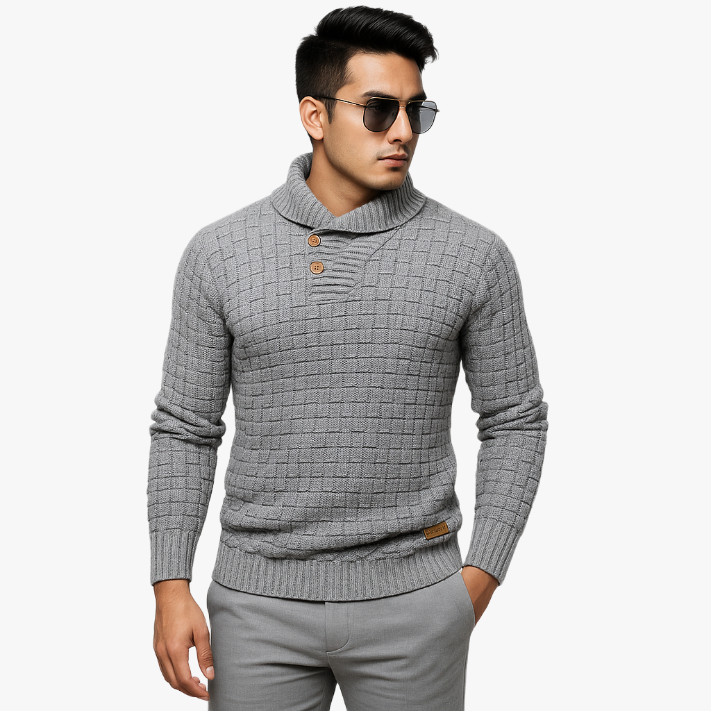 Warm Men's Knitted Sweater for All Occasions