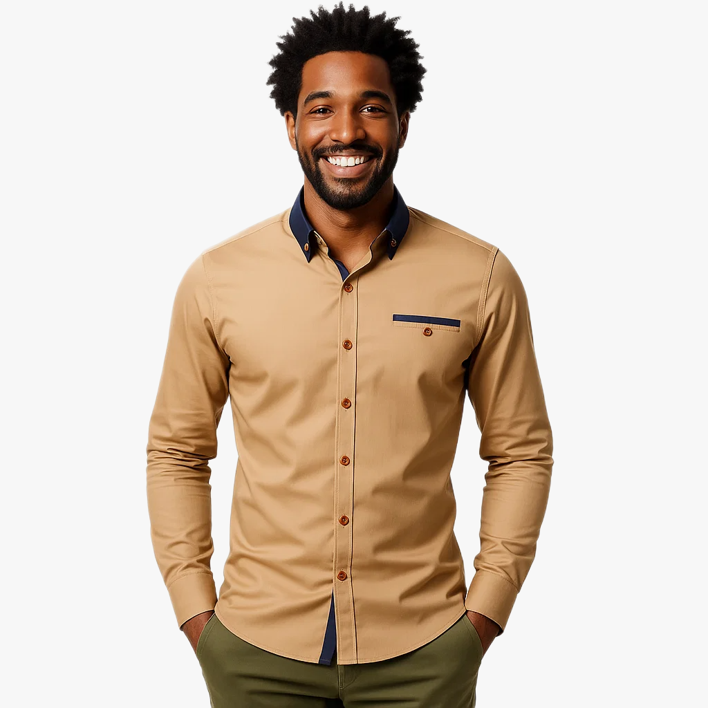 Stylish Slim Fit Long Sleeve Shirt for Men