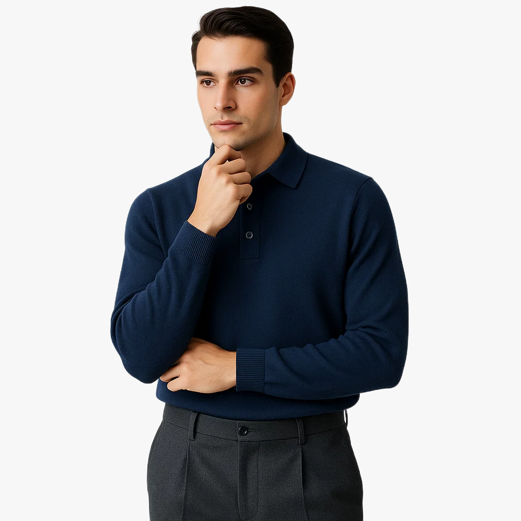 Stylish Long Sleeve Knit Sweater for Men