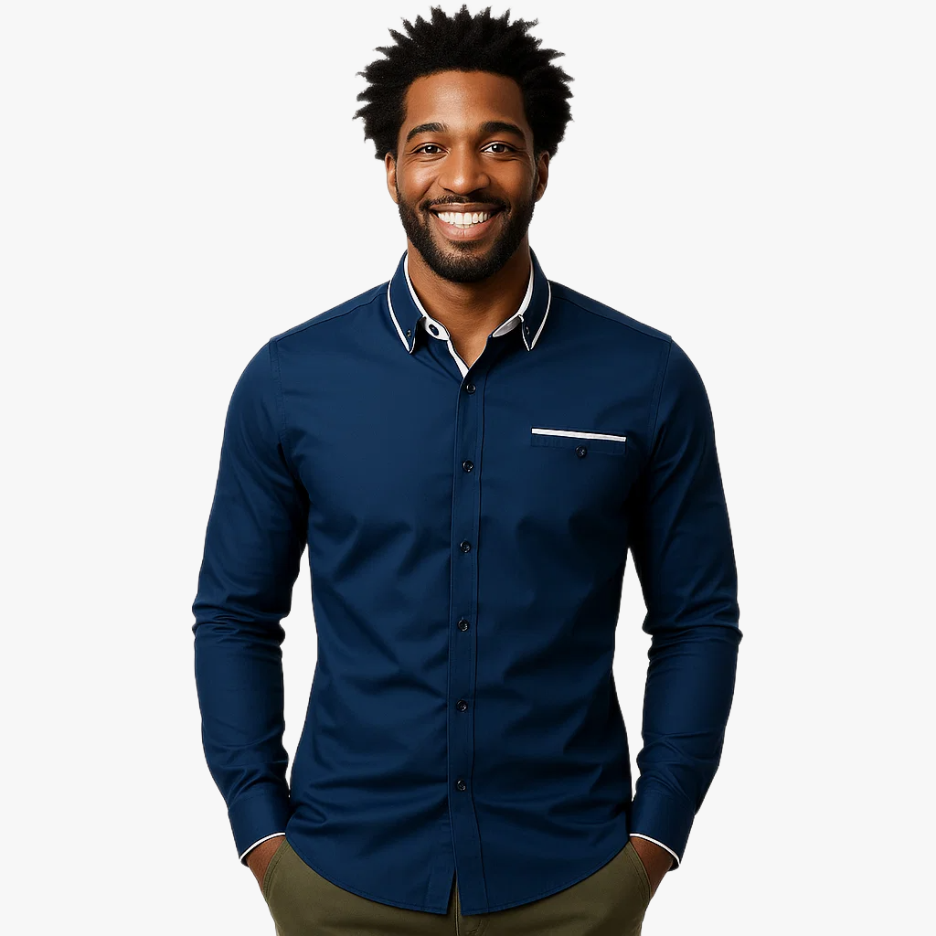 Stylish Slim Fit Long Sleeve Shirt for Men