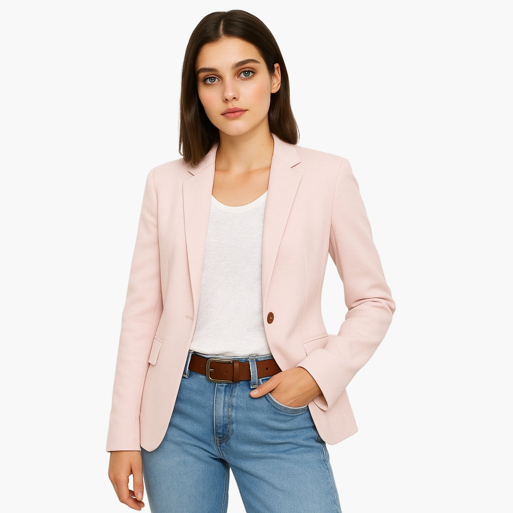 Elegant Tailored Long Sleeve Women's Blazer
