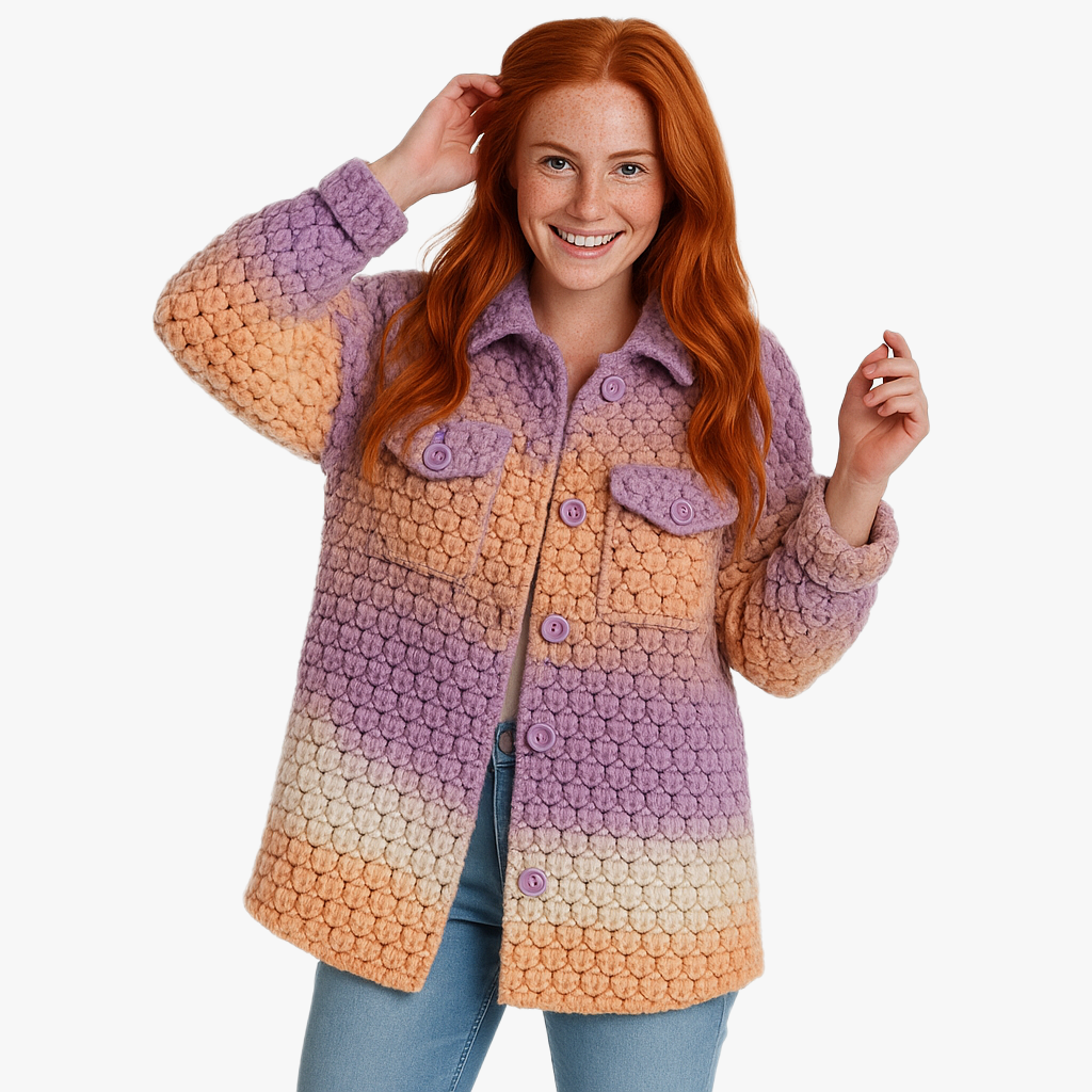Elegant Long Buttoned Winter Coat for Women