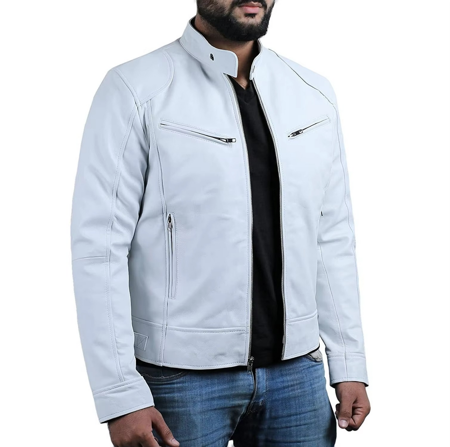 Men’s Classic Jacket Long Sleeve Solid Finish