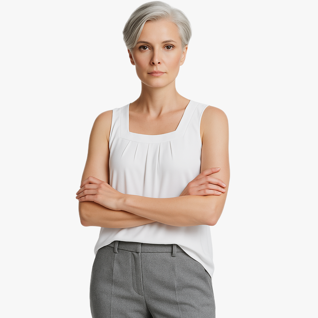 Chic Square Neck Women's Top for Everyday Wear