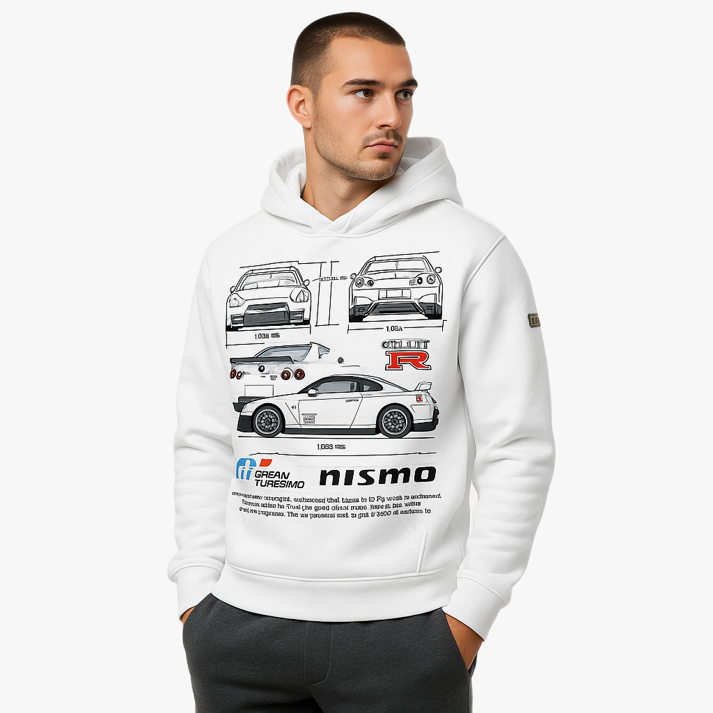Casual Oversized Graphic Hoodie for Men