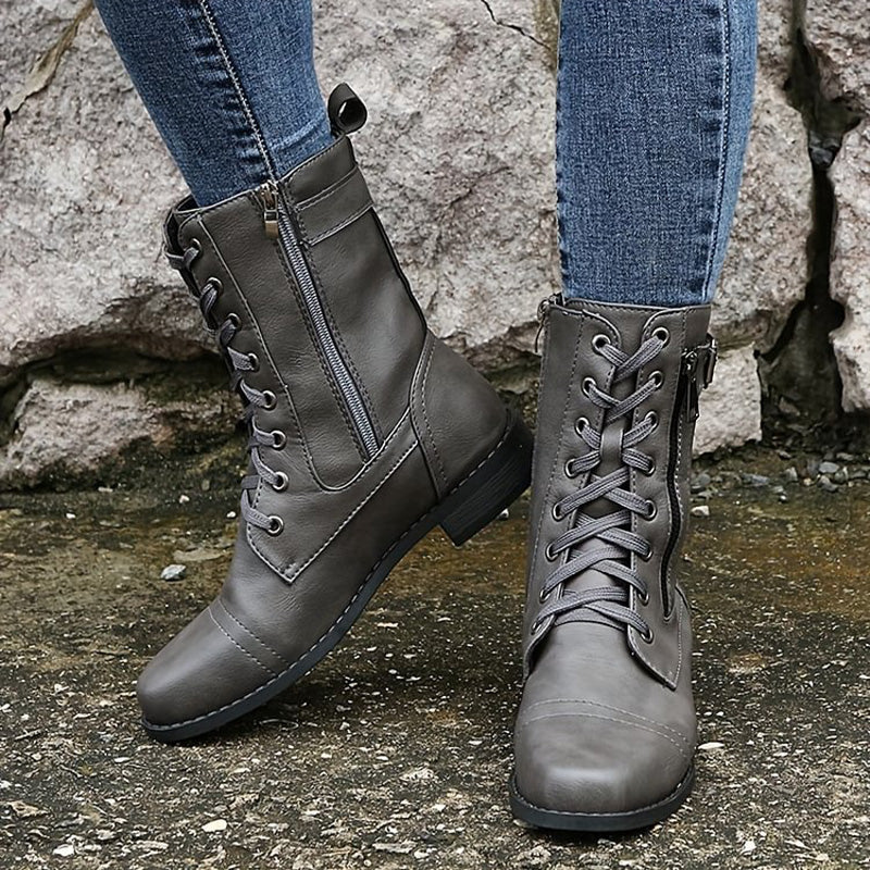 Women's Lightweight Support Boots with Easy Zip