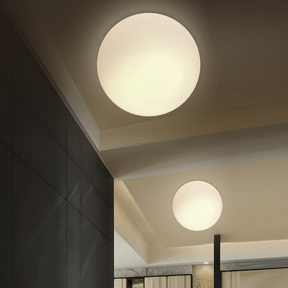 Contemporary Bubble Ceiling Light Round Flush Mount Design
