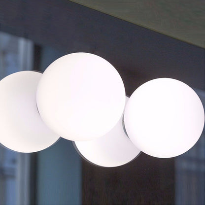 Contemporary Bubble Ceiling Light Round Flush Mount Design