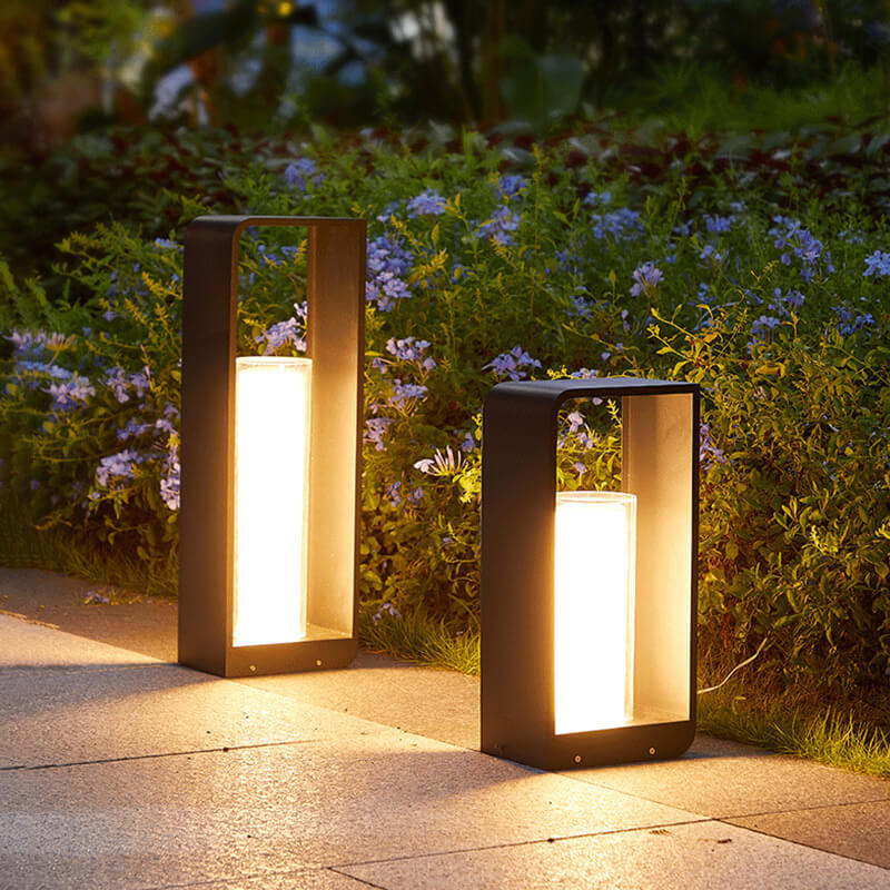 Outdoor LED Square Light Modern Garden & Patio Lighting
