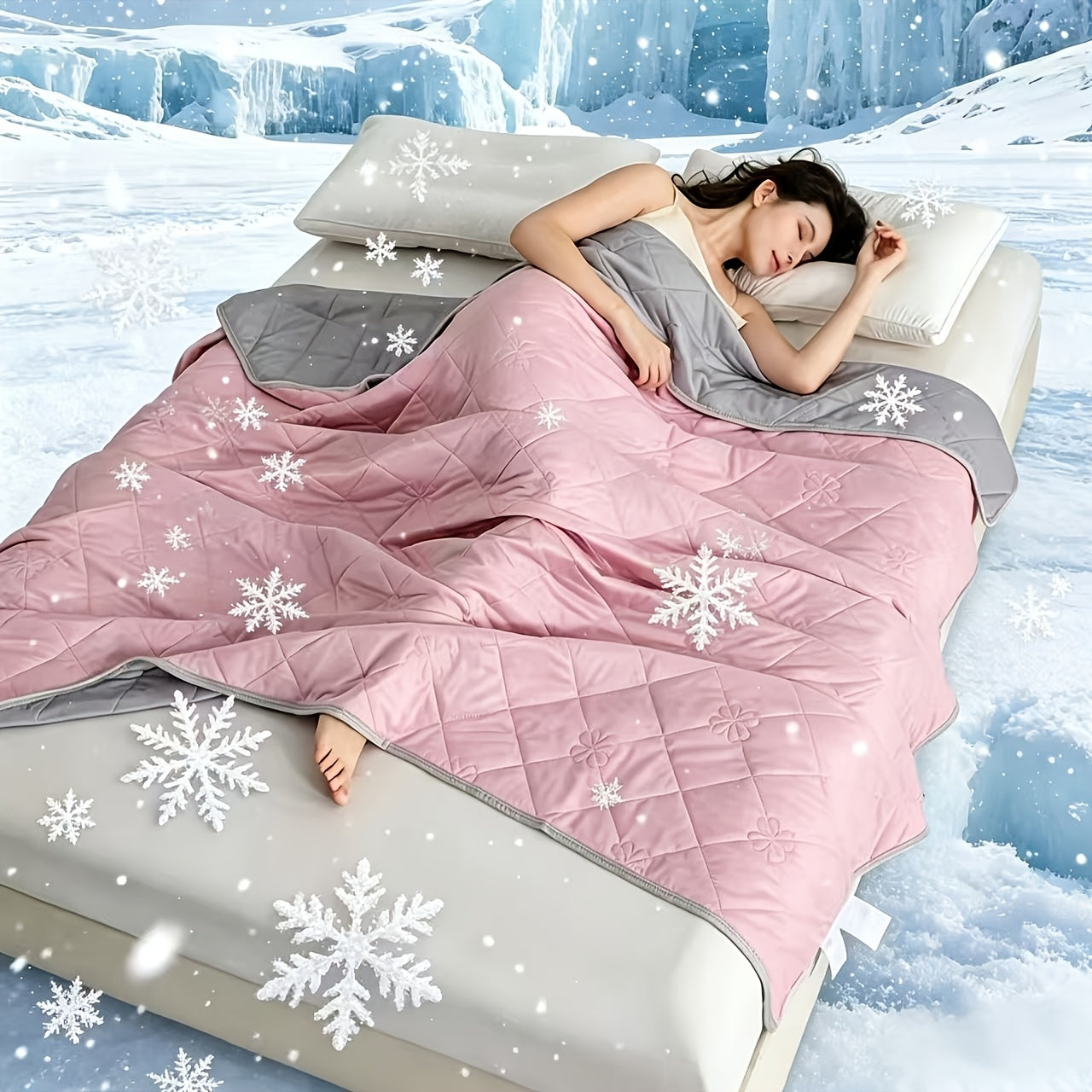 Coperta Estiva Rinfrescante per Chi Soffre il Caldo – Coperta per Tutte le Stagioni