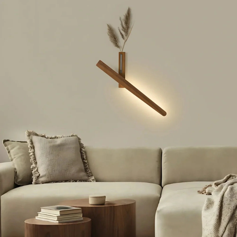Wall Lights with Built‑In Vase & Adjustable Glow