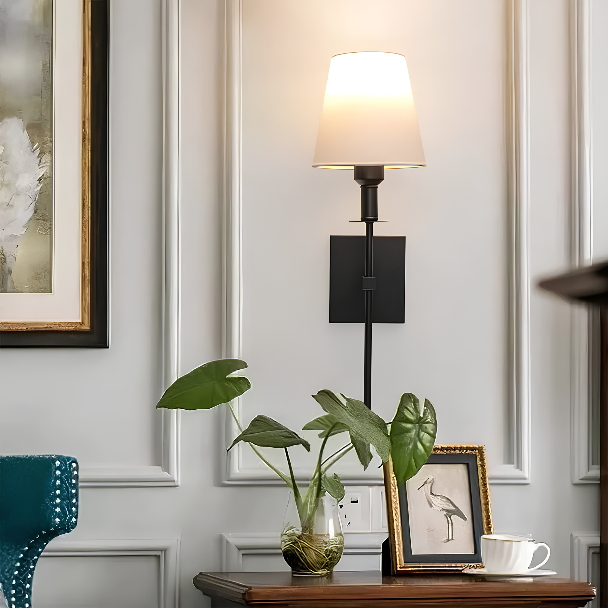 Cordless Wall Light Vintage‑Style LED