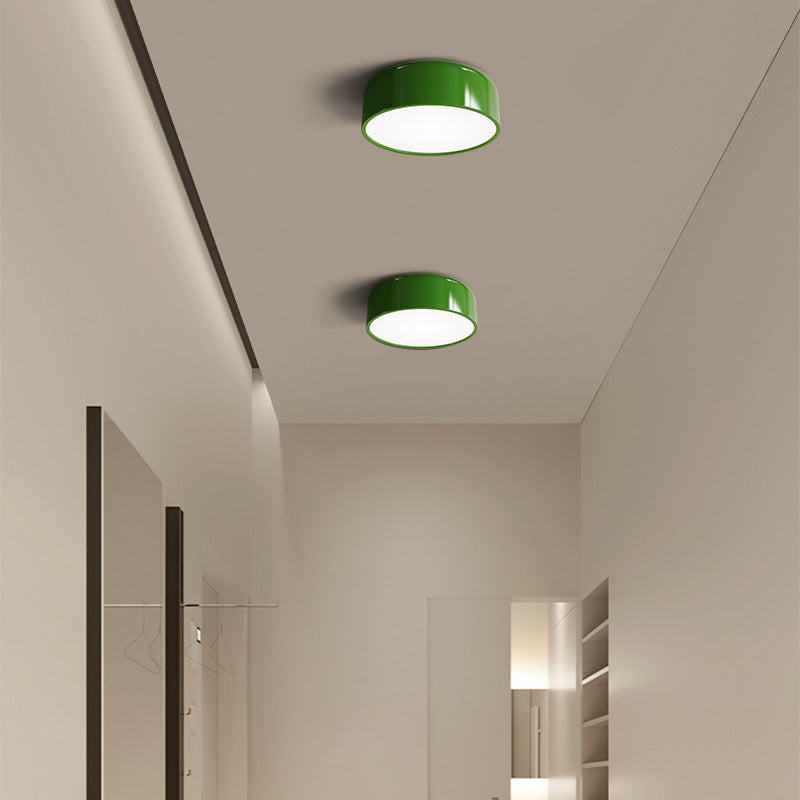 Modern Round LED Ceiling Light with Adjustable Brightness