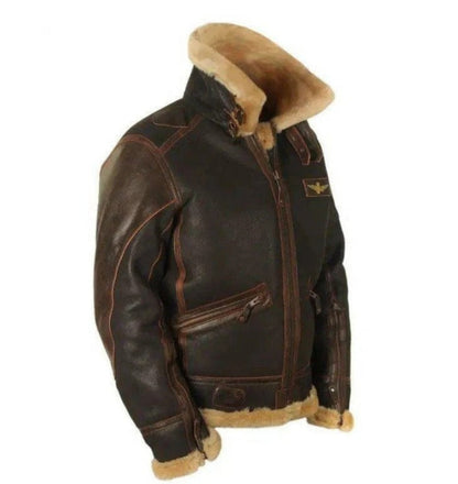 Men's Pilot Jacket Cozy Lined Style for Cool Weather