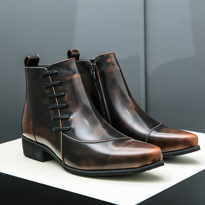 Men’s Classic Dress Boots For Formal And Smart Outfits With Sleek Design
