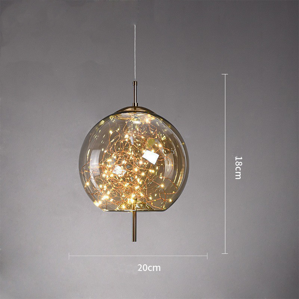 Contemporary Pendant Light LED Hanging Ceiling Fixture