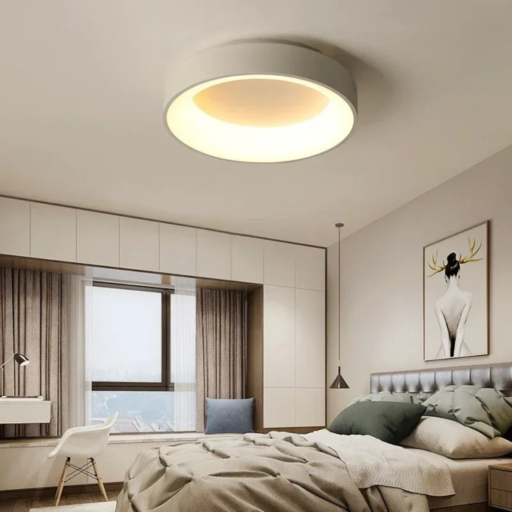 Modern Round Ceiling Light Dimmable LED Home Lighting
