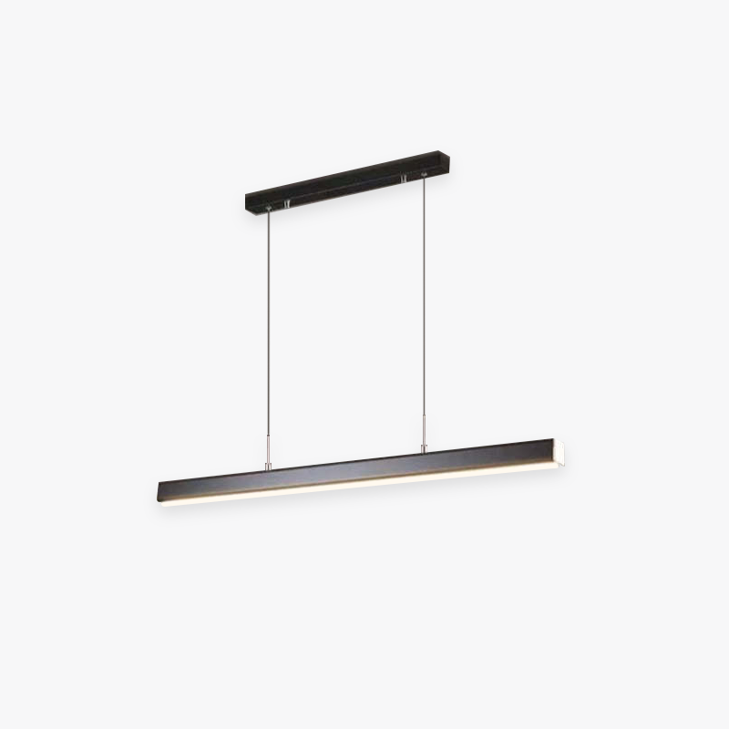 Modern Linear Pendant Light Adjustable LED Ceiling Fixture