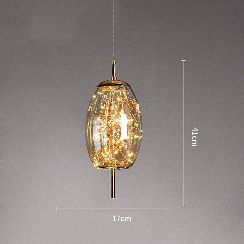 Contemporary Pendant Light LED Hanging Ceiling Fixture