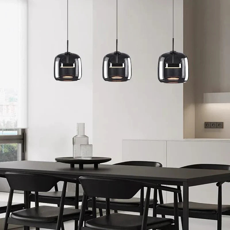 Contemporary Pendant Light Minimalist Adjustable Hanging Light