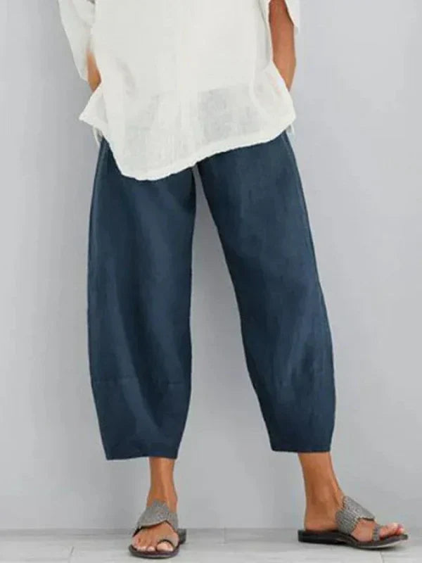 Women’s Comfortable Trousers Easy Relaxed Fit for Daily Wear