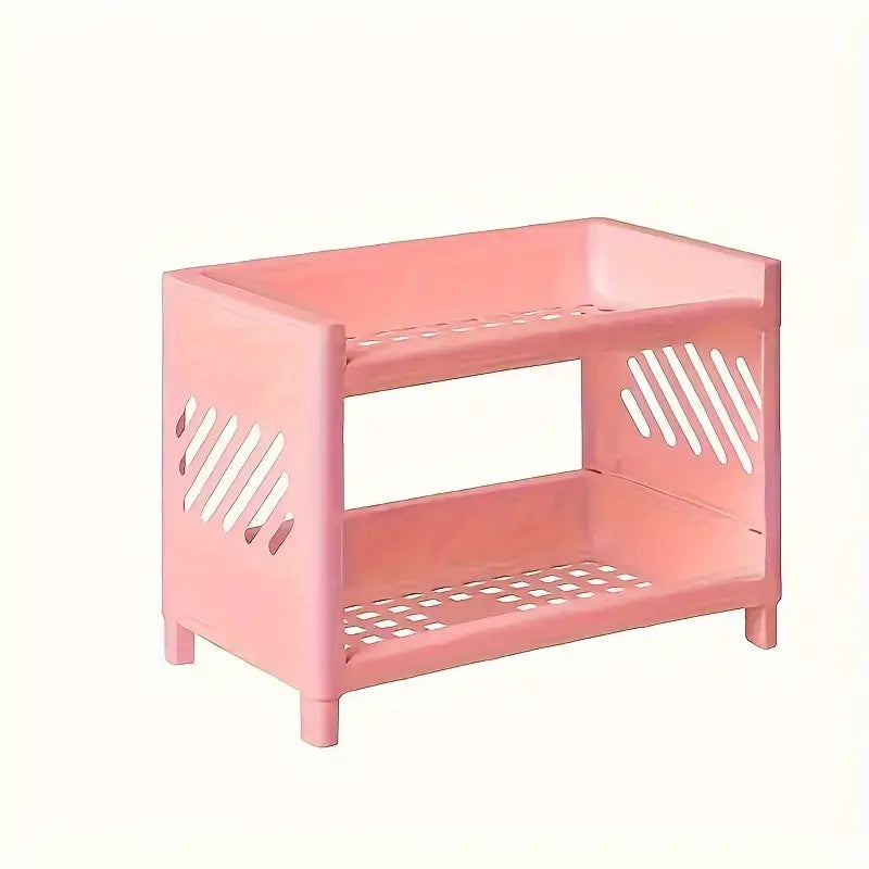 Multi-Purpose 2-Tier Organizer Shelf for Desk and Countertop