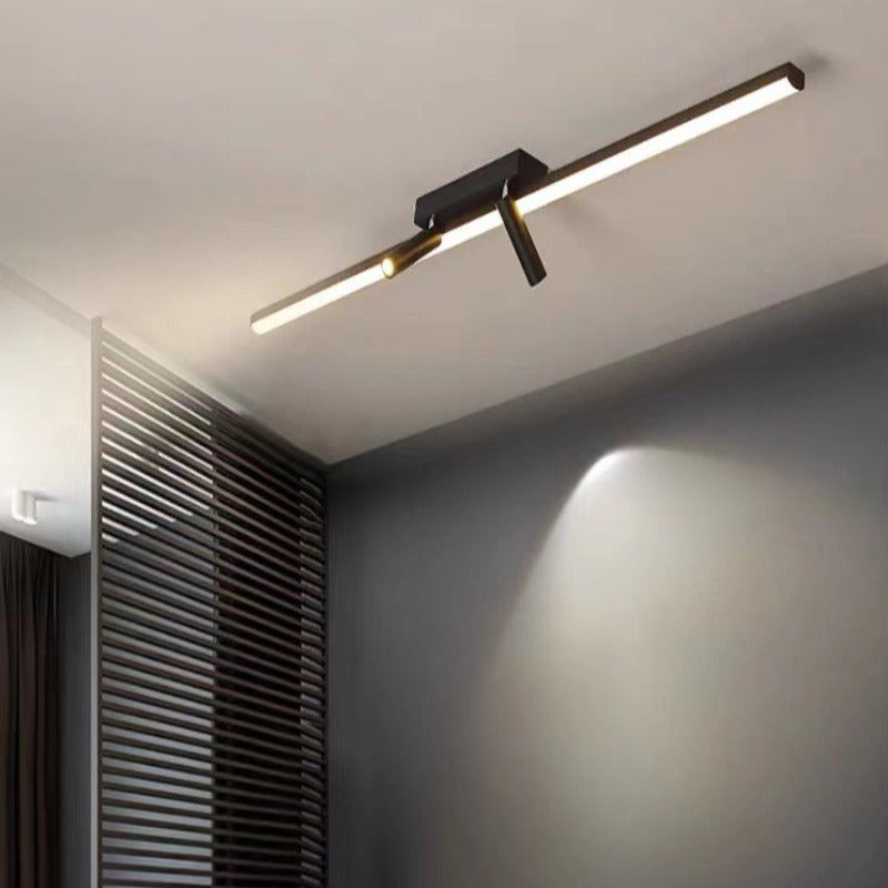 Adjustable LED Ceiling Spotlight Linear Flush Mount Light