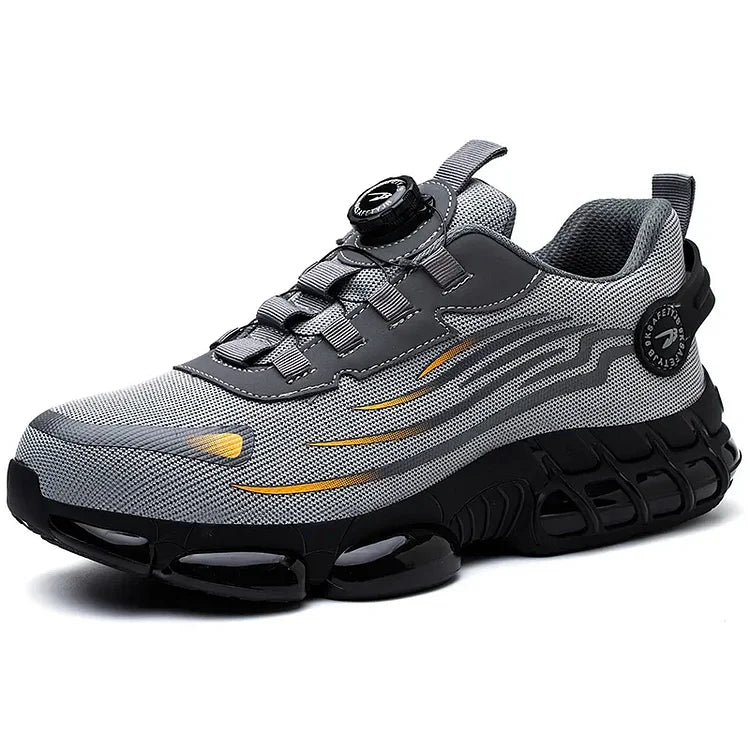 Men's Outdoor Safety Work Shoes with Steel Toe & Non-Slip Sole
