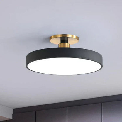 Round LED Ceiling Light Modern Minimalist Home Lighting