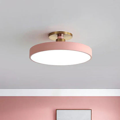 Round LED Ceiling Light Modern Minimalist Home Lighting