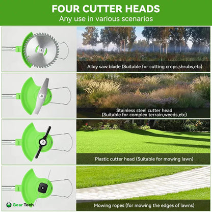 Adjustable Cordless Grass Trimmer for Garden Edges