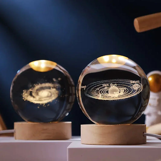 3D Celestial Planet Night Light USB Powered LED Lamp