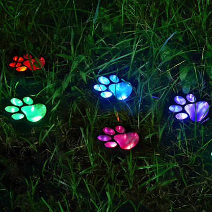 Animal Paw Pathway Light Eco‑Friendly Solar Garden Décor
