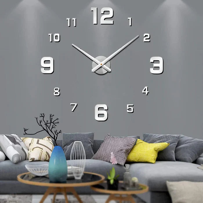 Modern Silent Home Wall Clock Decorative Design