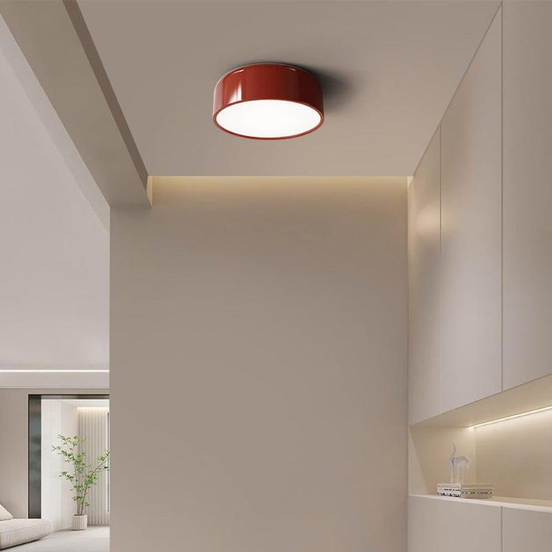 Modern Round LED Ceiling Light with Adjustable Brightness
