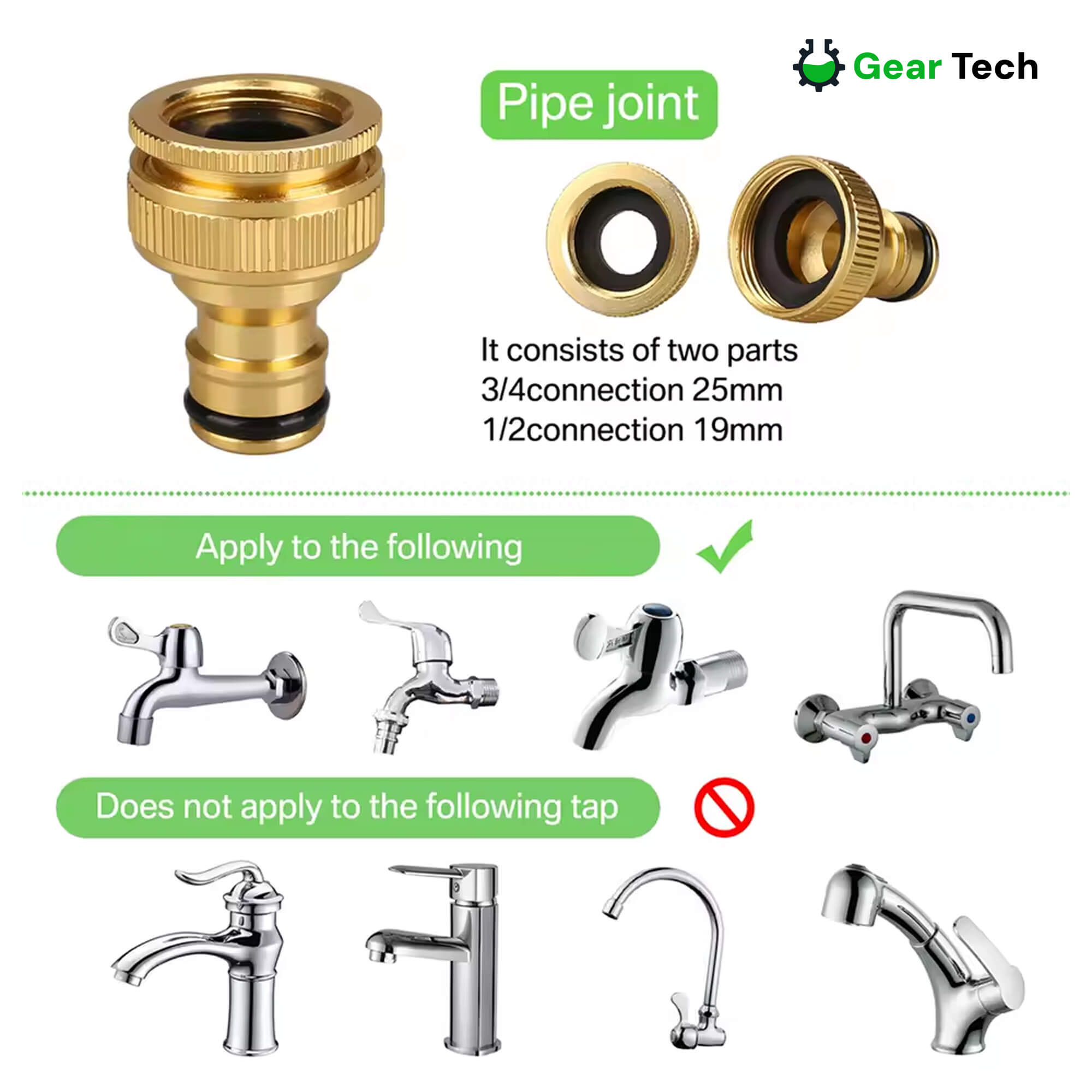 Expandable Garden Hose with 8‑Mode Spray Nozzle Leak‑Proof & Anti‑Kink