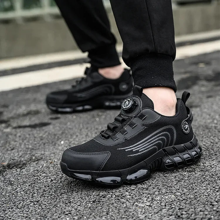 Men's Outdoor Safety Work Shoes with Steel Toe & Non-Slip Sole