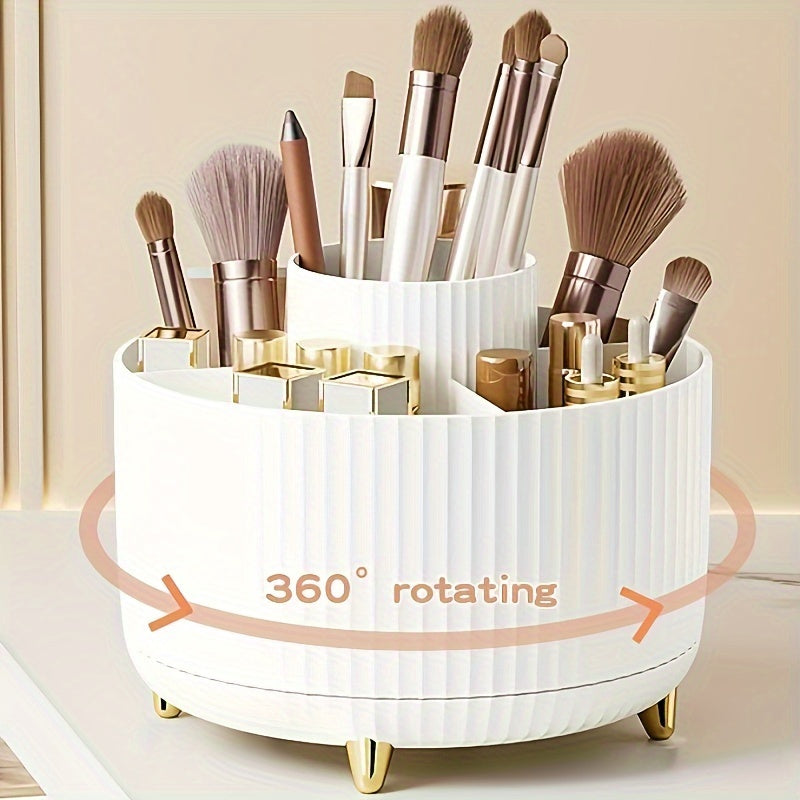 Kosmetik-Organizer mit 360° drehbarem Make-up-Ständer und 5 Fächern – Bristey