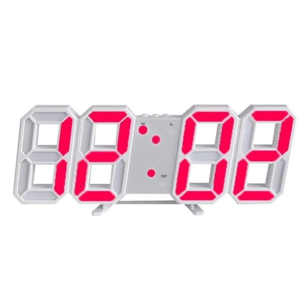 LED Digital Wall Clock with Large Display and Night Mode