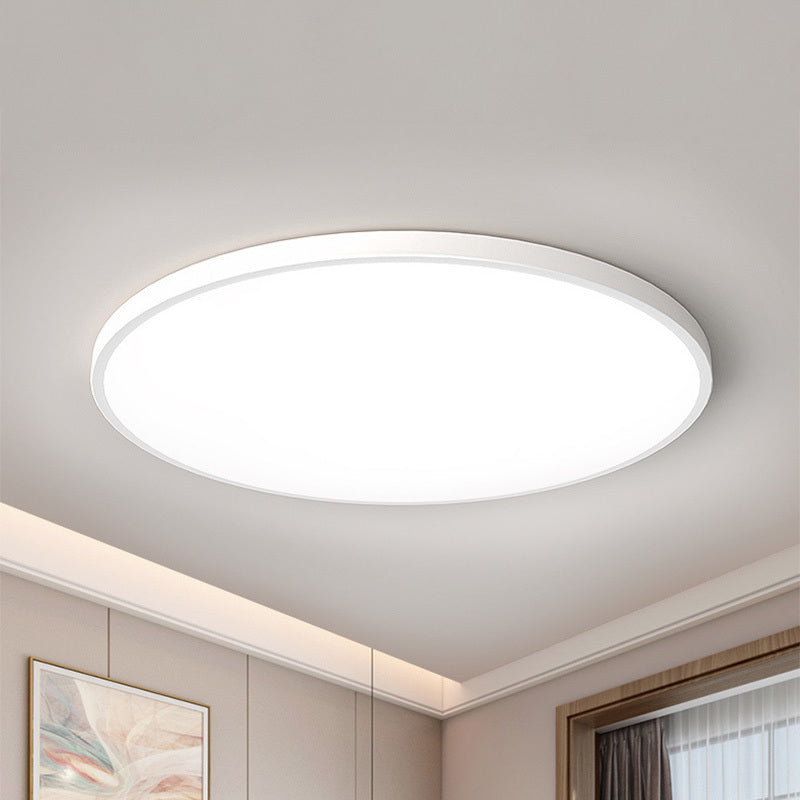 Slim Round Ceiling Light Bright Flush Mount for Bathrooms & Balconies