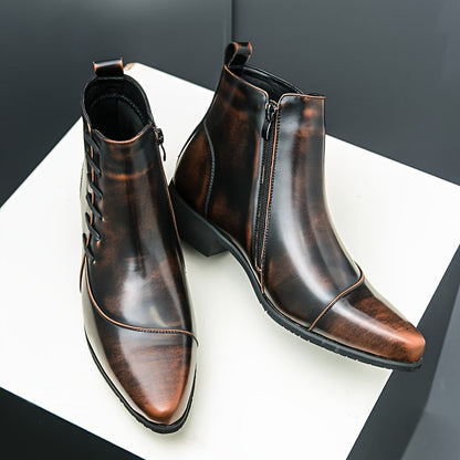 Men’s Classic Dress Boots For Formal And Smart Outfits With Sleek Design