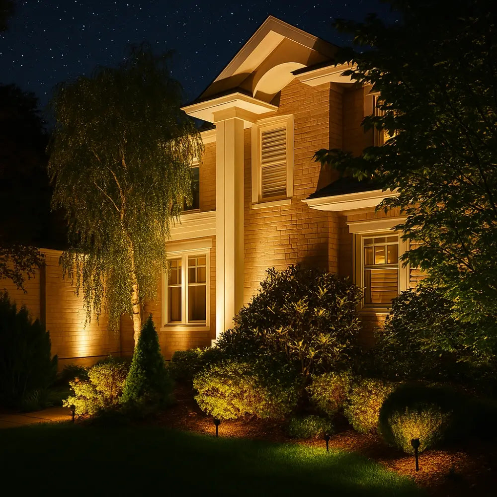 Outdoor Solar LED Garden Light Adjustable Waterproof Spotlight